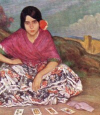 Cyganka, Gitanilla, Joan Cardona y Lladós (*Barcelona 1877 - †1957), edit. Coll Salieti Hnos, Barcelona, obieg 1922